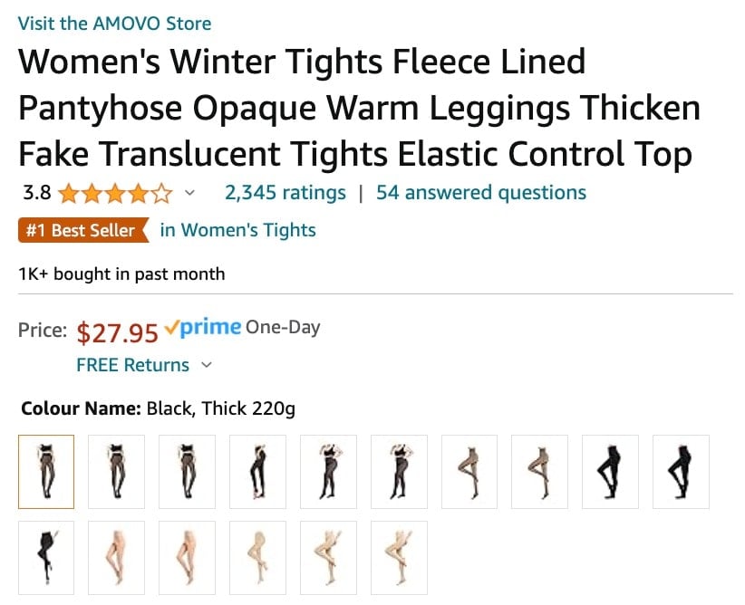 Kerina Wang - The Best Fleece Tights & Reviews - Updated Regularly