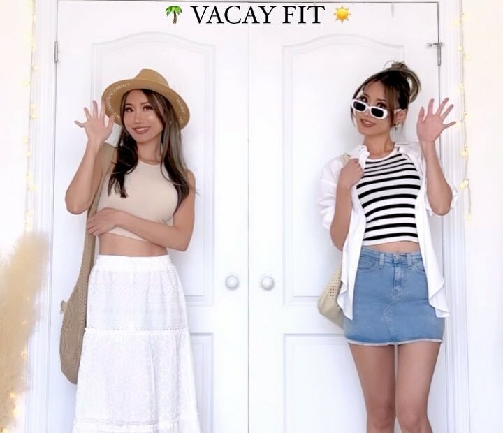 Cute Vacation Outfit Options from Walmart: Left or Right?