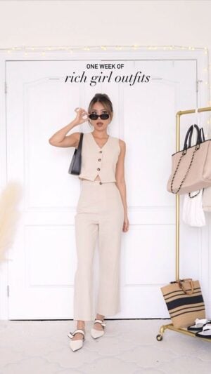 1 week of rich girl outfit inspo! Wh