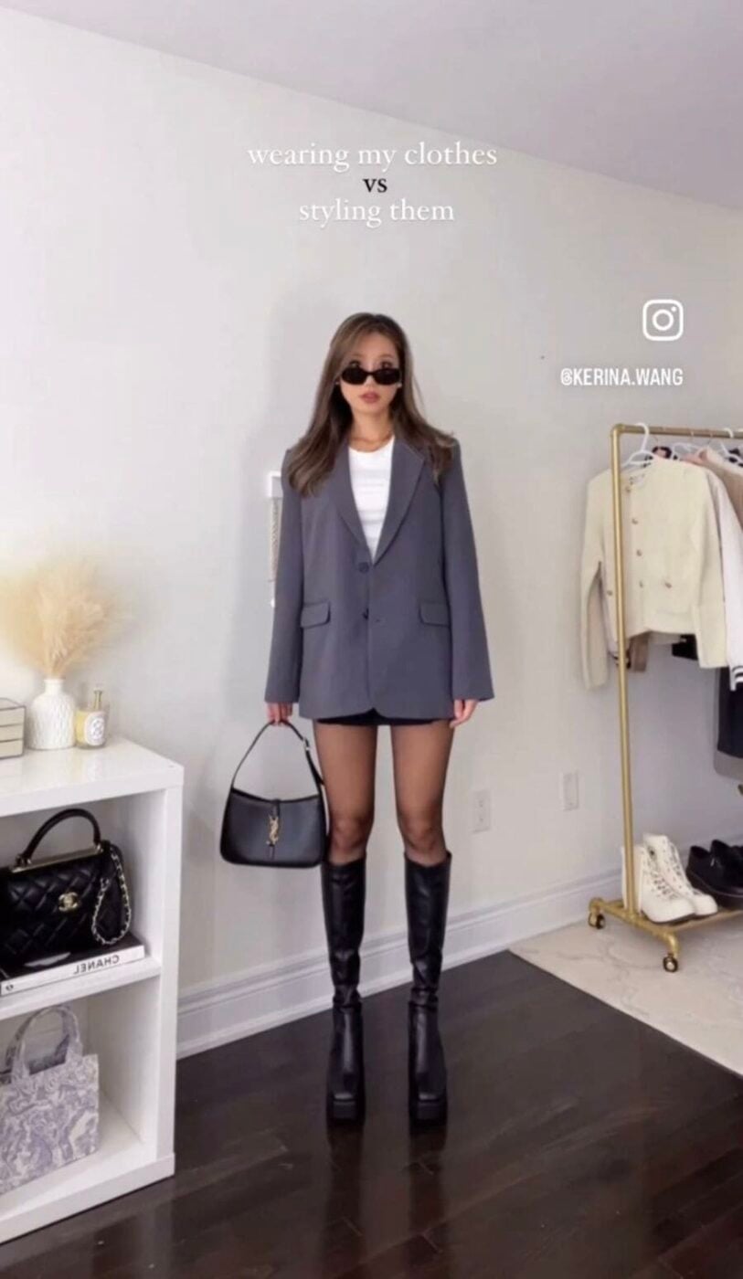 Kerina Wang - wearing vs styling your clothes