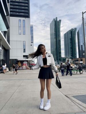 Alo aloyoga jisoo goat jacket kerina wang