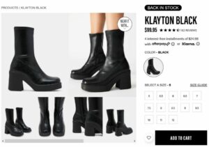 Kerina Wang - Steve Madden KLAYTON BLACK Boots are Back in Stock! Viral Ankle Boots