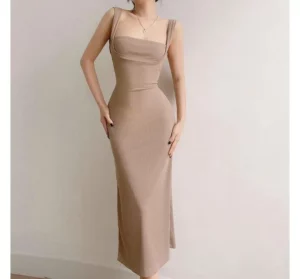 Kerina Wang - Revenge Dress Cheaper Than Your Ex - Blackless Straped Dress