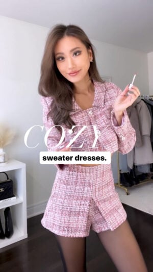 Kerina Wang - sweater dresses for winter