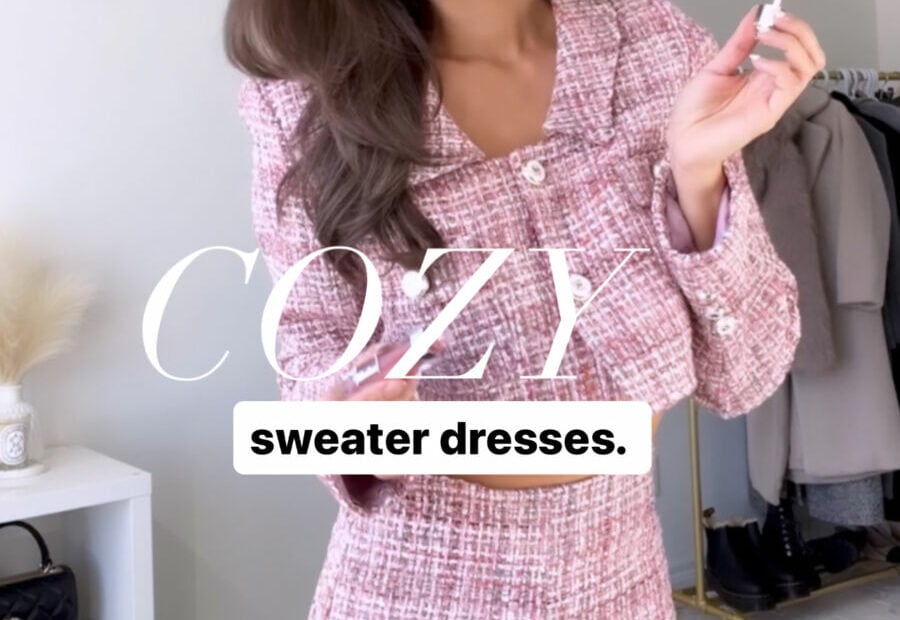 Kerina Wang - sweater dresses for winter