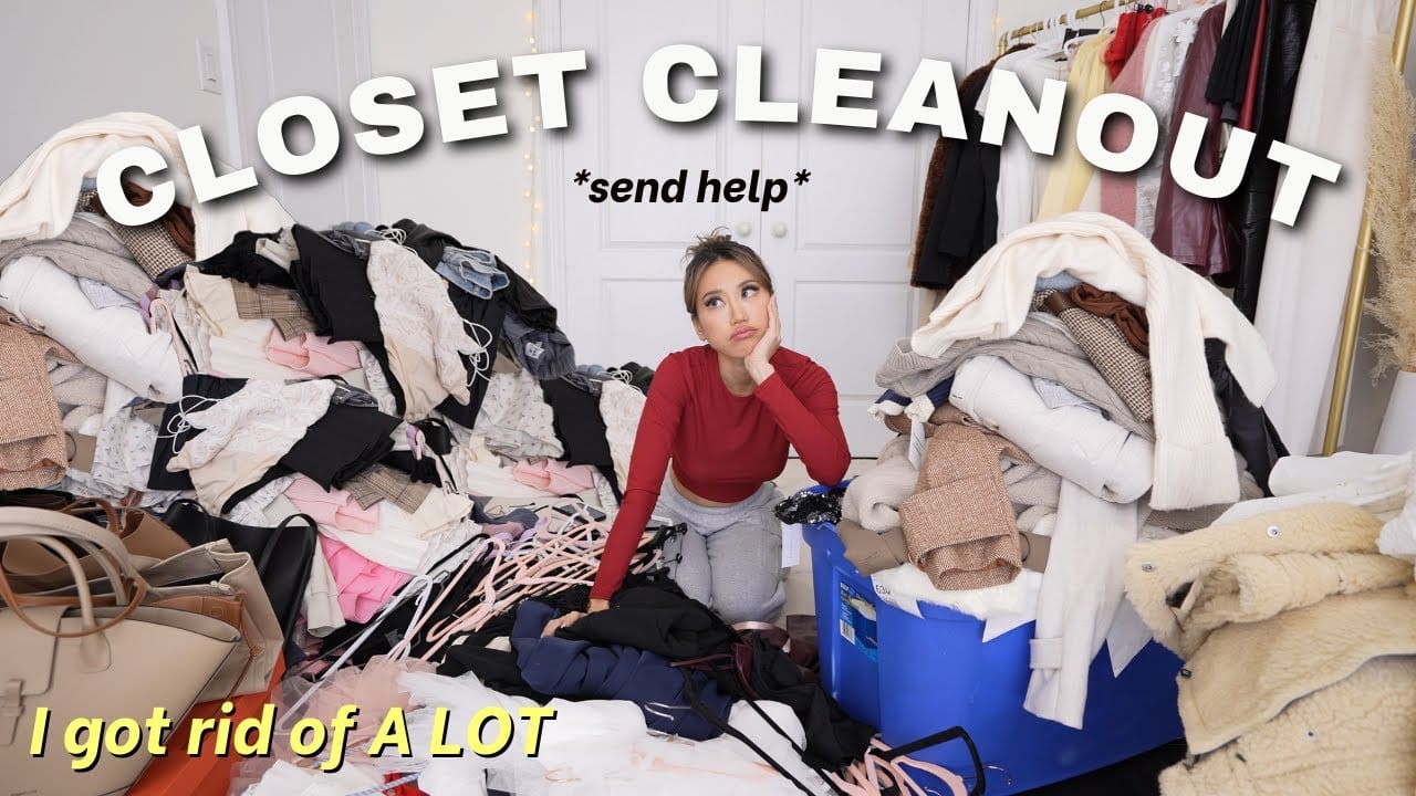 EXTREME CLOSET CLEAN OUT + SHOP MY CLOTH