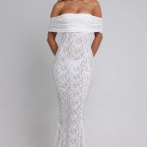Kerina Wang - BABYBOO white lace dress