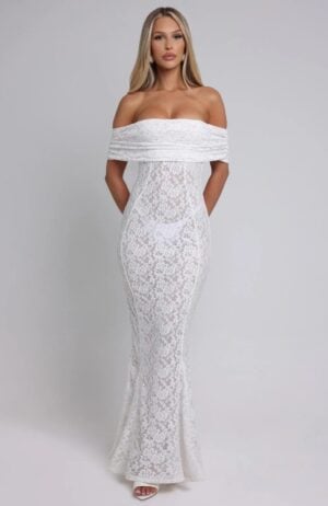 Kerina Wang - BABYBOO white lace dress