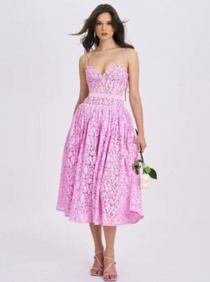Kerina Wang - MISS CIRCLE pink dress