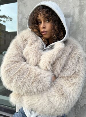Kerina Wang - REVOLVE beige coat (Copy)