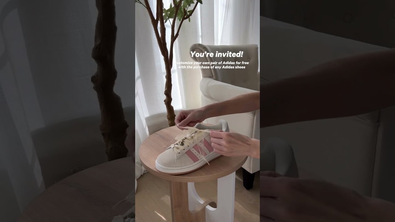 links in pinned comment! Customize your Adidas shoes for FREE!