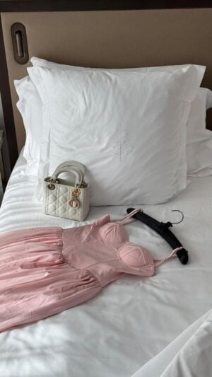 Kerina Wang - help me choose a dress for brunch with @guerlain