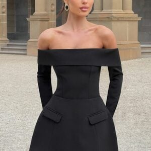 Kerina Wang - BABYBOO black top and skort set