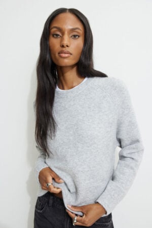 Kerina Wang - DYNAMITE gray sweater