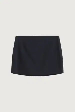 Kerina Wang - OAK+FORT black mini skirt