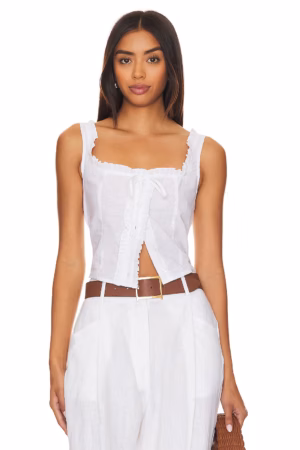 Kerina Wang - SNDYS white top
