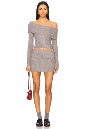 Kerina Wang - SUPERDOWN skirt set