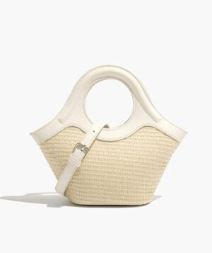 Kerina Wang - Ivory Strand Circle Bag