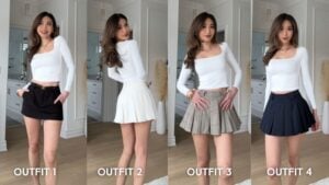 Kerina Wang - aka not tissue paper see thru shorts