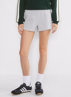 Kerina Wang - ARITZIA Cozy Sweatfleece Perfect Hi-rise Mini Short
