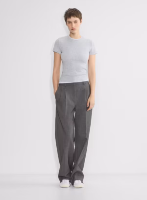 Kerina Wang - ARITZIA HomeStretch Rib Crew T-Shirt