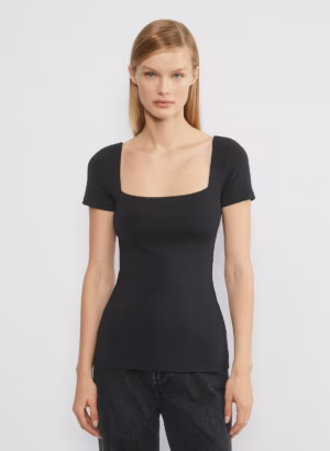 Kerina Wang - ARITZIA Original Contour Squareneck Hip T-shirt