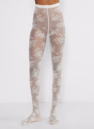 Kerina Wang - ARITZIA Floret Lace Tights