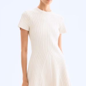 Kerina Wang - H&M Cream Mini Dress