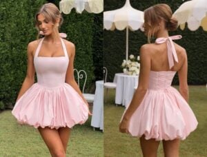 Kerina Wang - Blush Mini Dress
