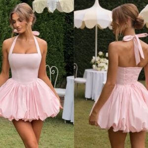 Kerina Wang - Blush Mini Dress