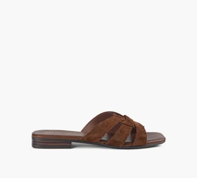 Kerina Wang - WISHBONE Jane Sandal - brown