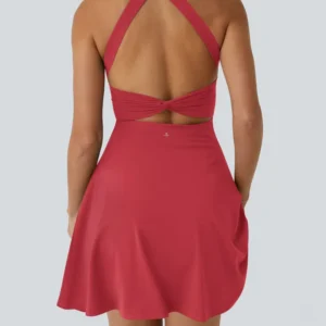 Kerina Wang - Backless Twisted Active Dress