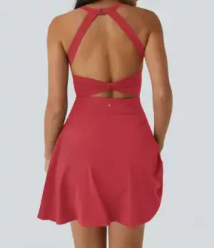 Kerina Wang - Backless Twisted Active Dress
