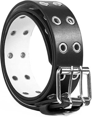 Kerina Wang - Black Leather Belt