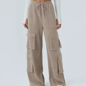 Kerina Wang - Ribbed Cargo Trousers