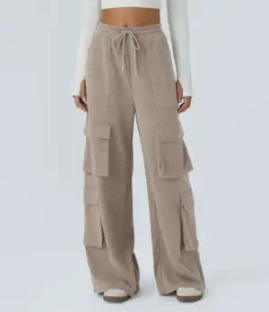 Kerina Wang - Ribbed Cargo Trousers