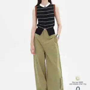 Kerina Wang - Knitted Striped Waistcoat Vest - SelfWho