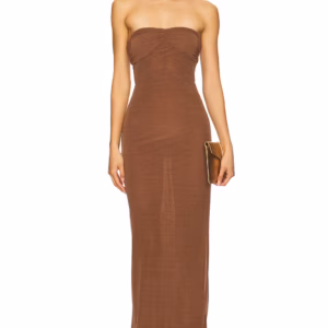 Kerina Wang - Brown Tube Dress