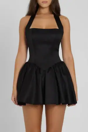 Kerina Wang - LEAU Hyades Halter Corset Mini Dress
