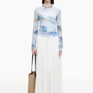 Kerina Wang - Meconopsis series pleated drawstring skirt - SelfWho
