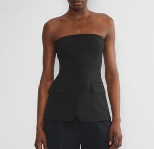 Kerina Wang - Aritzia black tube top
