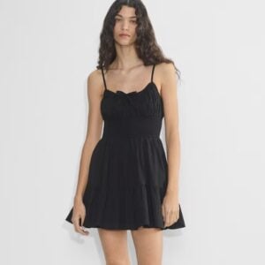 Kerina Wang - ARITZIA poplin babydoll bubble dress
