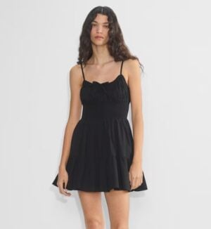 Kerina Wang - ARITZIA poplin babydoll bubble dress