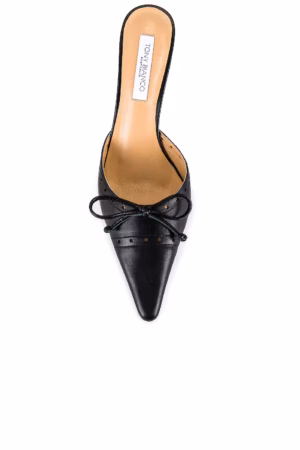 Kerina Wang - Black Ribbon Heel