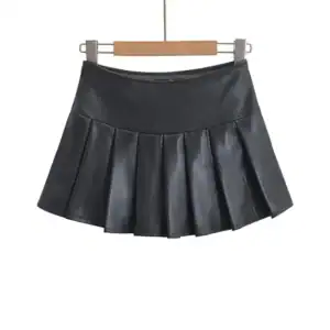 Kerina Wang - Black Faux Leather Skirt