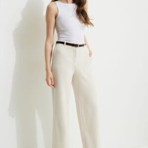 Kerina Wang - Beige Straight Leg Pants