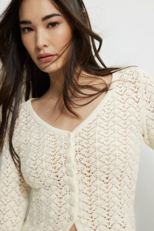 Kerina Wang - Beige Cardigan