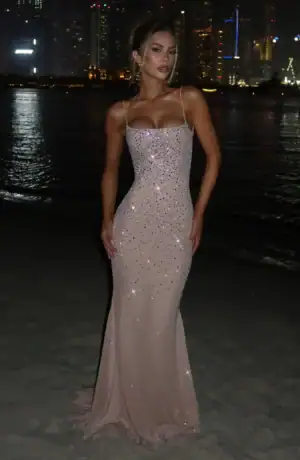 Kerina Wang - Lorelei Gown - Nude - Babyboo