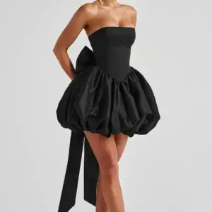 Kerina Wang - BABYBOO Lotus Mini Dress - Black
