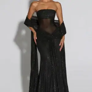 Kerina Wang - Agnes Shawl - Black Sparkle - Babyboo